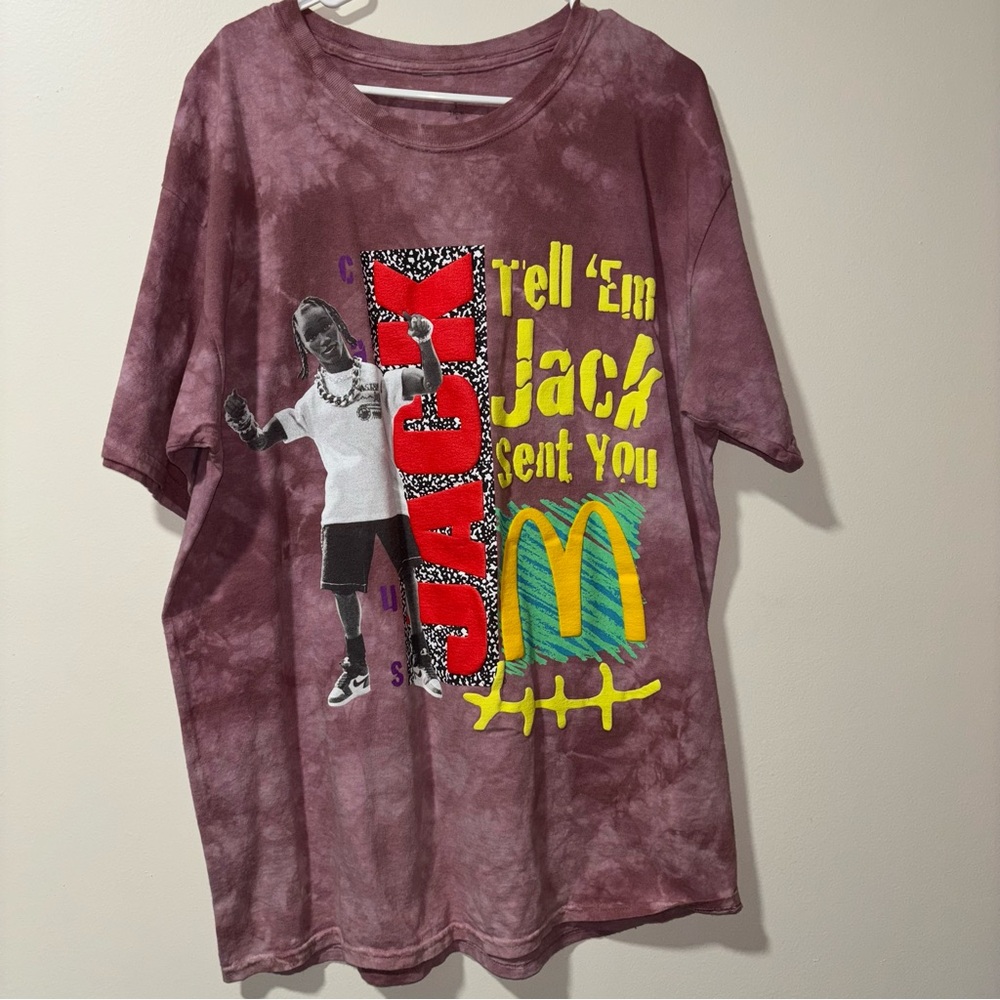 Travis Scott x McDonald’s graphic tee XL